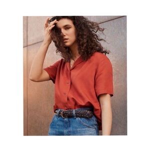 Uniqlo linen blend shirt